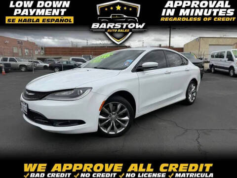 2016 Chrysler 200 for sale at BARSTOW AUTO SALES in Barstow CA