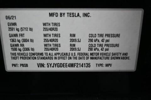 2021 Tesla Model Y Long Range