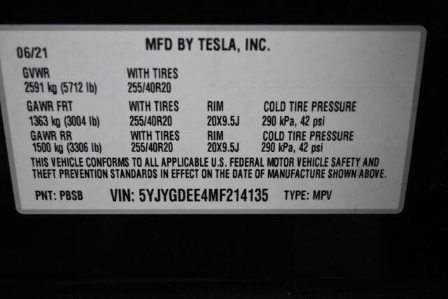 2021 Tesla Model Y Long Range