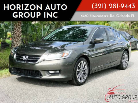 2014 Honda Accord for sale at HORIZON AUTO GROUP INC in Orlando FL