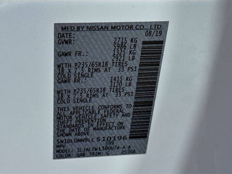 2020 Infiniti QX60 Luxe