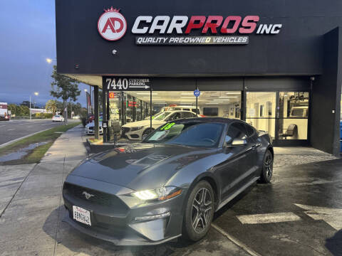 2018 Ford Mustang for sale at AD CarPros, Inc. in Downey CA