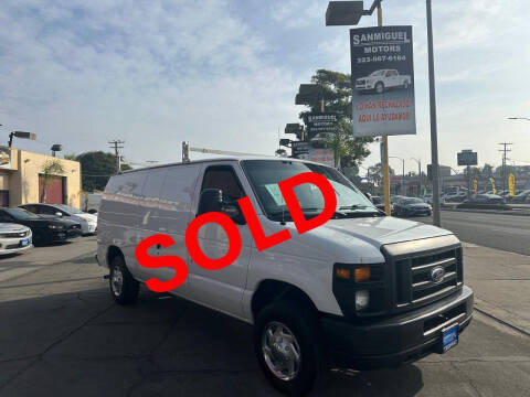 2014 Ford E-Series for sale at Sanmiguel Motors in South Gate CA
