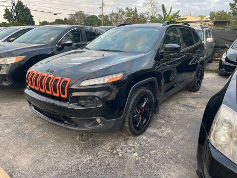 2017 Jeep Cherokee for sale at America Auto Wholesale Inc in Miami FL