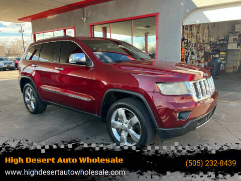 2013 Jeep Grand Cherokee for sale at High Desert Auto Wholesale in Albuquerque NM