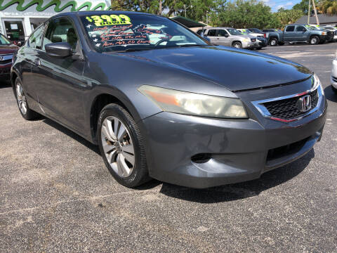 2008 Honda Accord for sale at RIVERSIDE MOTORCARS INC - Main Lot in New Smyrna Beach FL