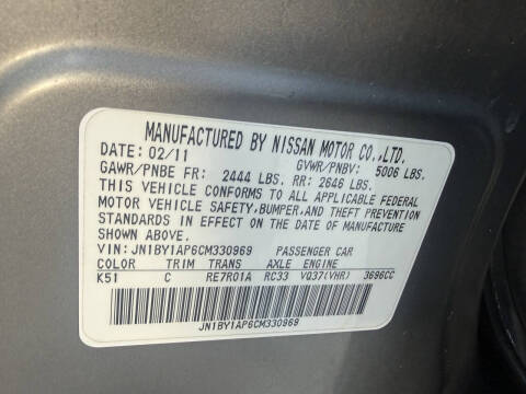 2012 Infiniti M37