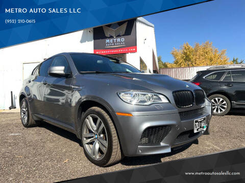 2013 BMW X6 M for sale at METRO AUTO SALES LLC in Lino Lakes MN