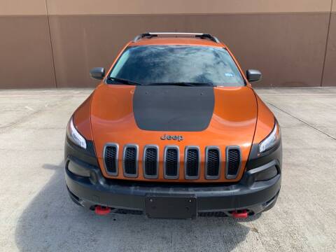 2015 Jeep Cherokee for sale at ALL STAR MOTORS INC in Houston TX