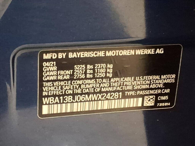 2021 BMW 5 Series 530i xDrive