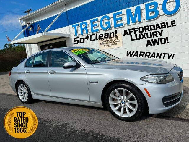 2014 BMW 5 Series for sale at TREGEMBO MOTORS in Bentleyville PA