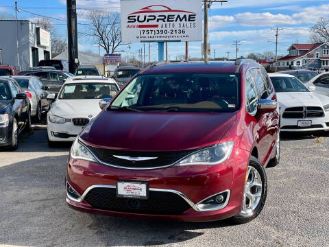 2017 Chrysler Pacifica for sale at Supreme Auto Sales in Chesapeake VA