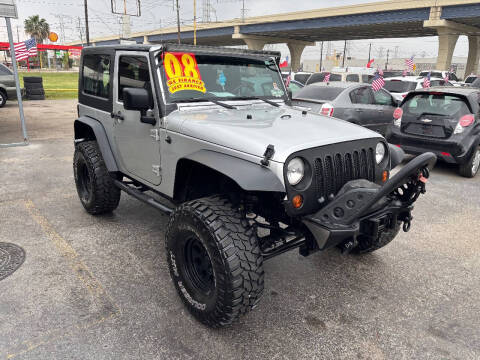 2008 Jeep Wrangler for sale at Texas 1 Auto Finance in Kemah TX