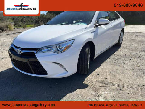 2017 Toyota Camry Hybrid for sale at Japanese Auto Gallery Inc in Santee CA