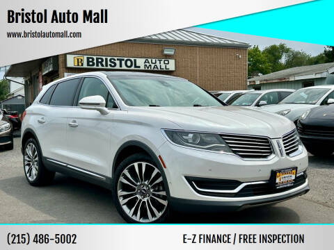 2016 Lincoln MKX for sale at Bristol Auto Mall in Levittown PA