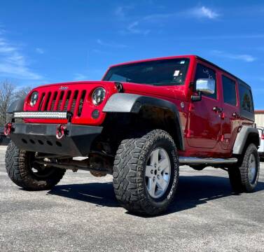 2012 Jeep Wrangler Unlimited for sale at Sandlot Autos in Tyler TX