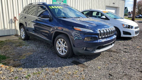 2014 Jeep Cherokee for sale at A&R Auto Sales and Services LLC in Connersville IN