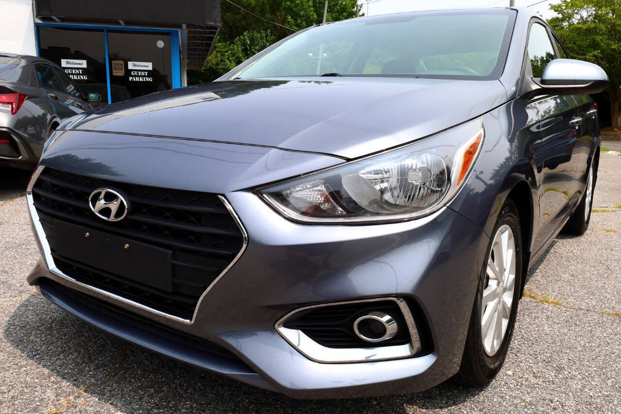 Gray 2020 Hyundai Accent Sedan Front-Wheel Drive Continuously Variable Transmission