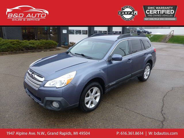 2014 Subaru Outback for sale at B&D Auto Sales Inc in Grand Rapids MI