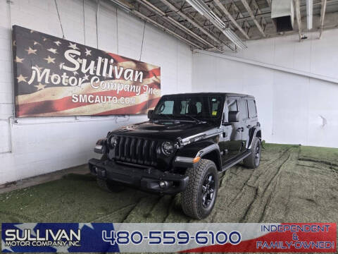 2018 Jeep Wrangler Unlimited for sale at SULLIVAN MOTOR COMPANY INC. in Mesa AZ