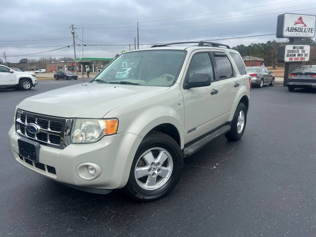 2008 Ford Escape for sale at Absolute Cars Inc in Benson, NC