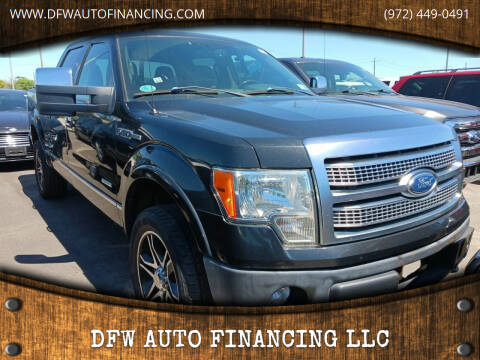2012 Ford F-150 for sale at DFW AUTO FINANCING LLC in Dallas TX