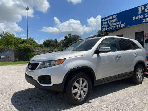 2011 Kia Sorento for sale at P & A AUTO SALES in Houston TX