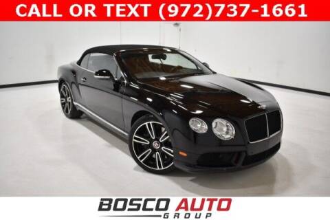 2013 Bentley Continental for sale at Bosco Auto Group in Flower Mound TX
