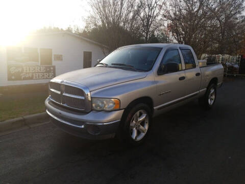 2002 Dodge Ram Pickup 1500 for sale at TR MOTORS in Gastonia NC