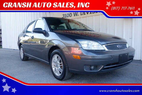 2007 Ford Focus for sale at CRANSH AUTO SALES, INC in Arlington TX