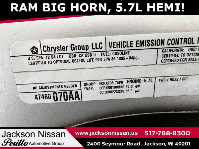 2014 RAM 1500 Big Horn