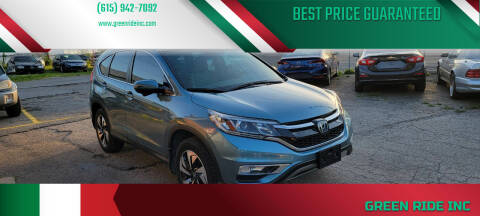2015 Honda CR-V for sale at Green Ride Inc in Nashville TN