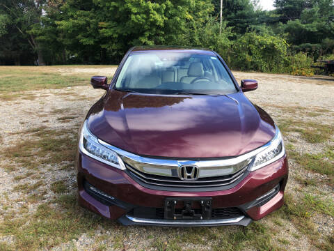 2017 Honda Accord for sale at Sorel's Garage Inc. in Brooklyn CT