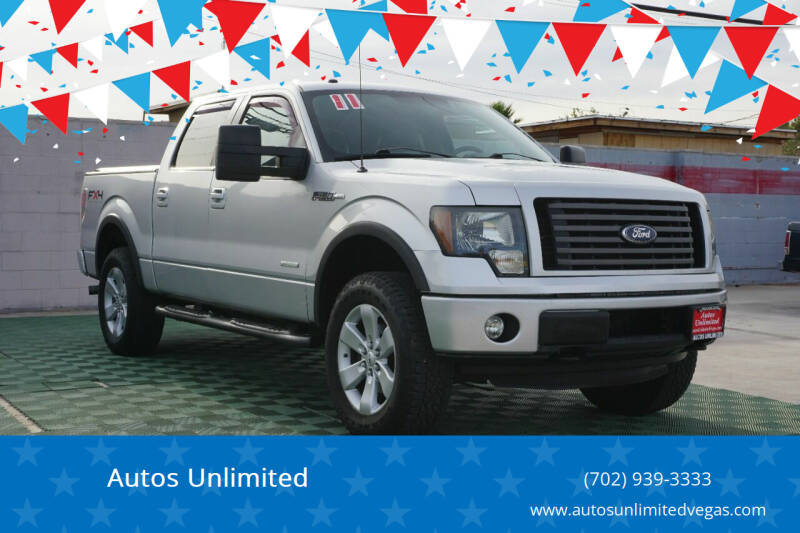 2011 Ford F-150 for sale at Autos Unlimited in Las Vegas NV