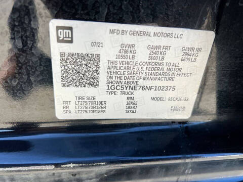 2022 Chevrolet Silverado 2500HD