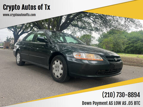 1999 Honda Accord for sale at Crypto Autos of Tx in San Antonio TX