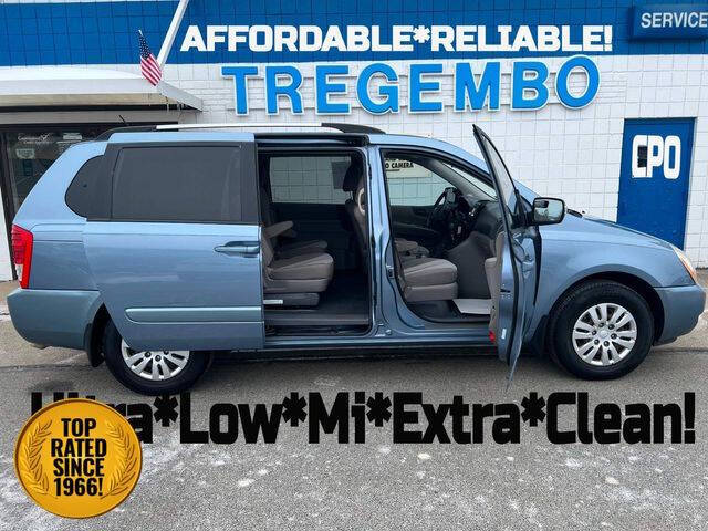 2012 Kia Sedona for sale at TREGEMBO MOTORS in Bentleyville PA