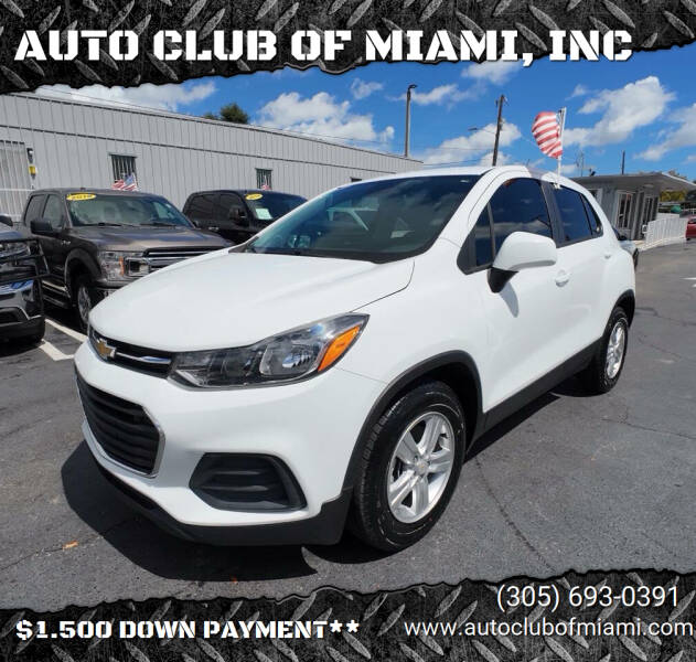 2020 Chevrolet Trax for sale at AUTO CLUB OF MIAMI, INC in Miami FL