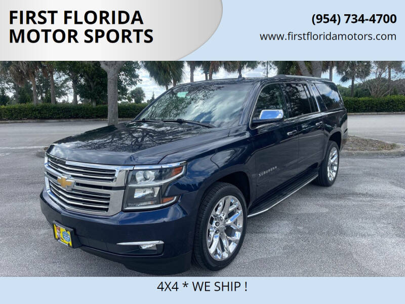 2018 Chevrolet Suburban for sale at FIRST FLORIDA MOTOR SPORTS in Pompano Beach FL