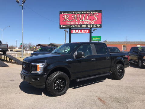 2018 Ford F-150 for sale at RAUL'S TRUCK & AUTO SALES, INC in Oklahoma City OK