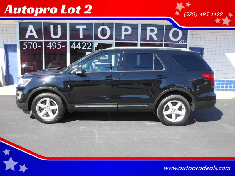 2016 Ford Explorer for sale at Autopro Lot 2 in Sunbury PA