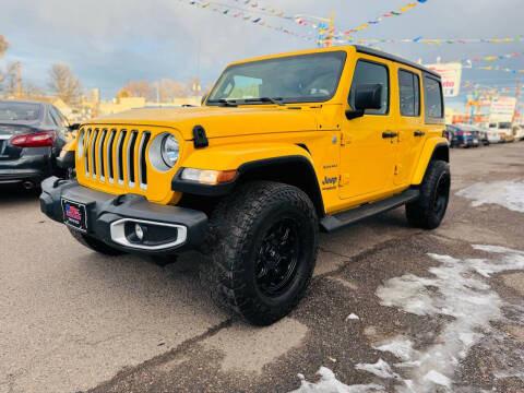 2021 Jeep Wrangler Unlimited for sale at Nations Auto Inc. II in Denver CO
