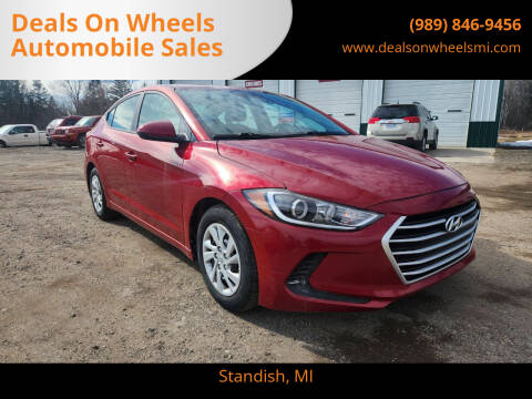 2017 Hyundai Elantra for sale at Deals On Wheels Automobile Sales in Standish MI