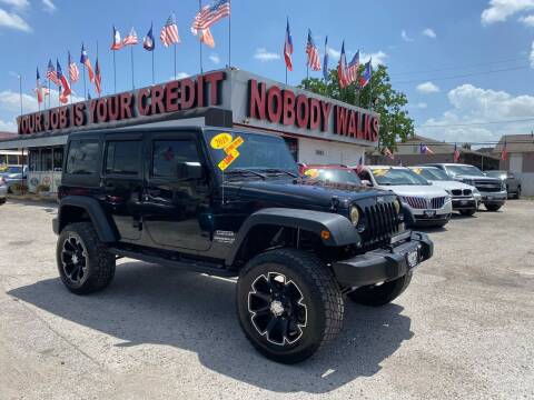 2016 Jeep Wrangler Unlimited for sale at Giant Auto Mart in Houston TX