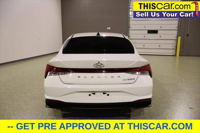 2023 Hyundai Elantra Hybrid Blue