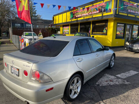 2002 Lexus IS 300 for sale at Once and Done Motorsports in Chico CA