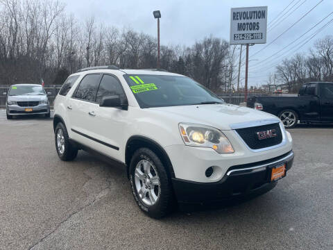 2011 GMC Acadia for sale at REVOLUTION MOTORS LLC in Waukegan IL