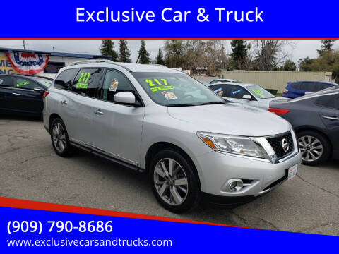 2013 Nissan Pathfinder for sale at Exclusive Car & Truck in Yucaipa CA