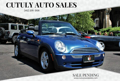 2008 MINI Cooper for sale at Cutuly Auto Sales in Pittsburgh PA