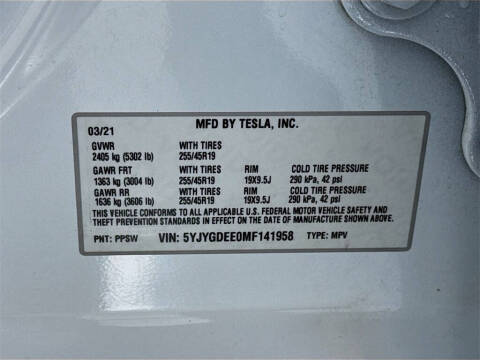 2021 Tesla Model Y Long Range